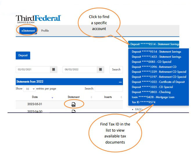 Accessing Your Tax Documents